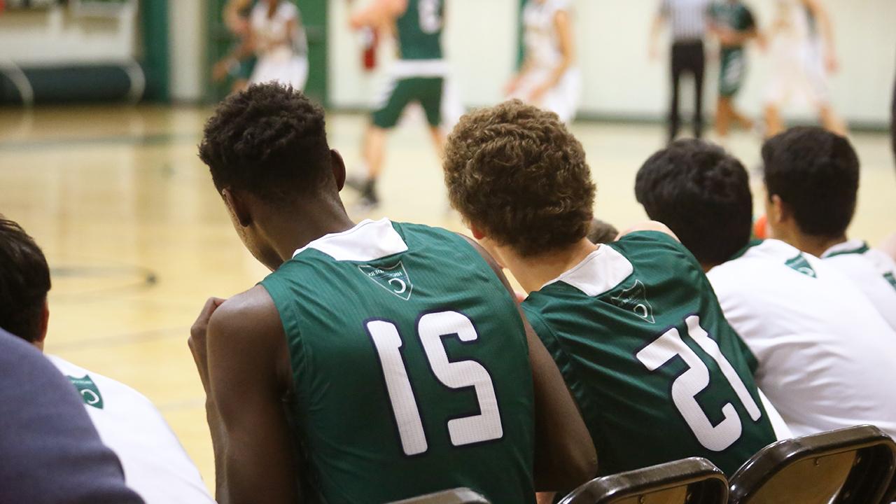 Chase Collegiate Athletes playing in a basketball game